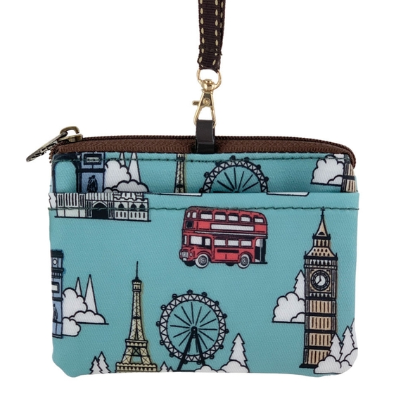 Uma Hana Handbags - Waterproof London Paris Coin Purse & Card Pouch Holder